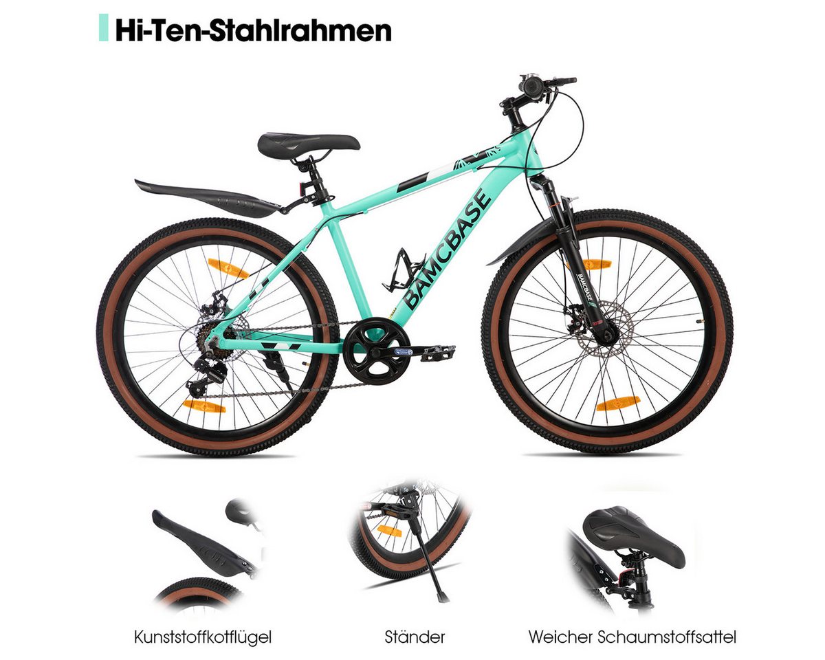 HILAND Mountainbike 26" Aluminium-Mountainbike Bloomer mit Shimano 7-Gang-Schaltung Bild 2