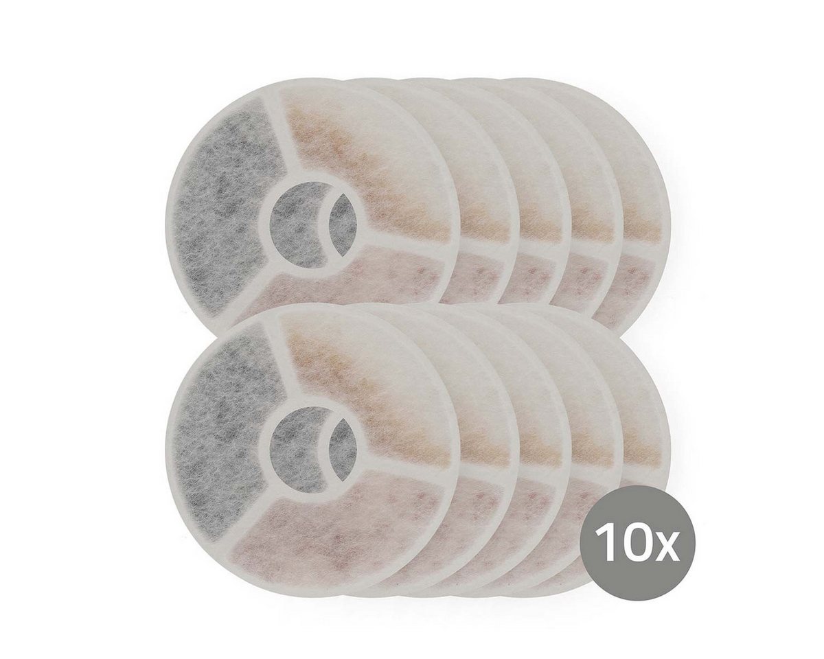 Nedis Wasserfilter PETWF-FL10, Vierschichtige Filterung, Filter werkzeugfrei einlegen, Universal