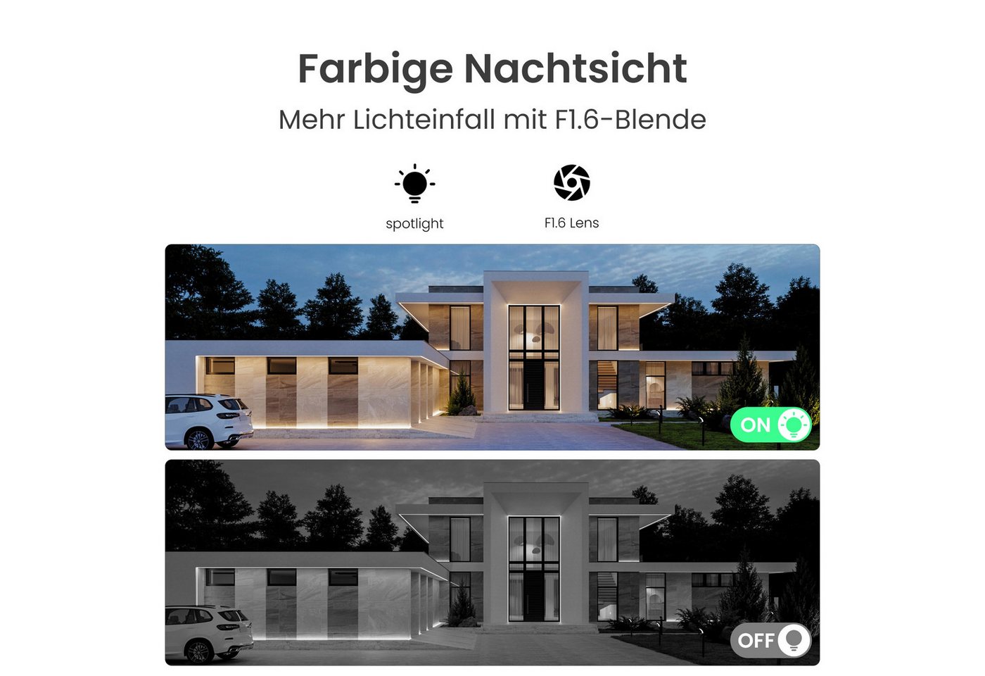 Reolink Überwachungskamera 4K 8MP WALN Dual-Objektiv Plug-in Überwachungskamera (außenbereich, 1-tlg., Farbnachtsicht, Zwei-Wege-Audio, IP67) Bild 2