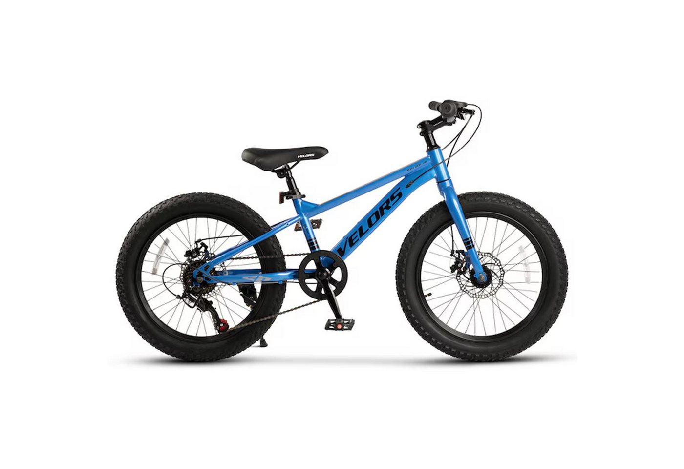 Velors Kinderfahrrad 20 Zoll Mountainbike, 7 Gang Shimano Tourney Schaltwerk, Kettenschaltung, (mechanische Scheibenbremse), Mädchen Jungen MTB Hardtail Fahrrad Bike ab 5 Jahre Bild 3