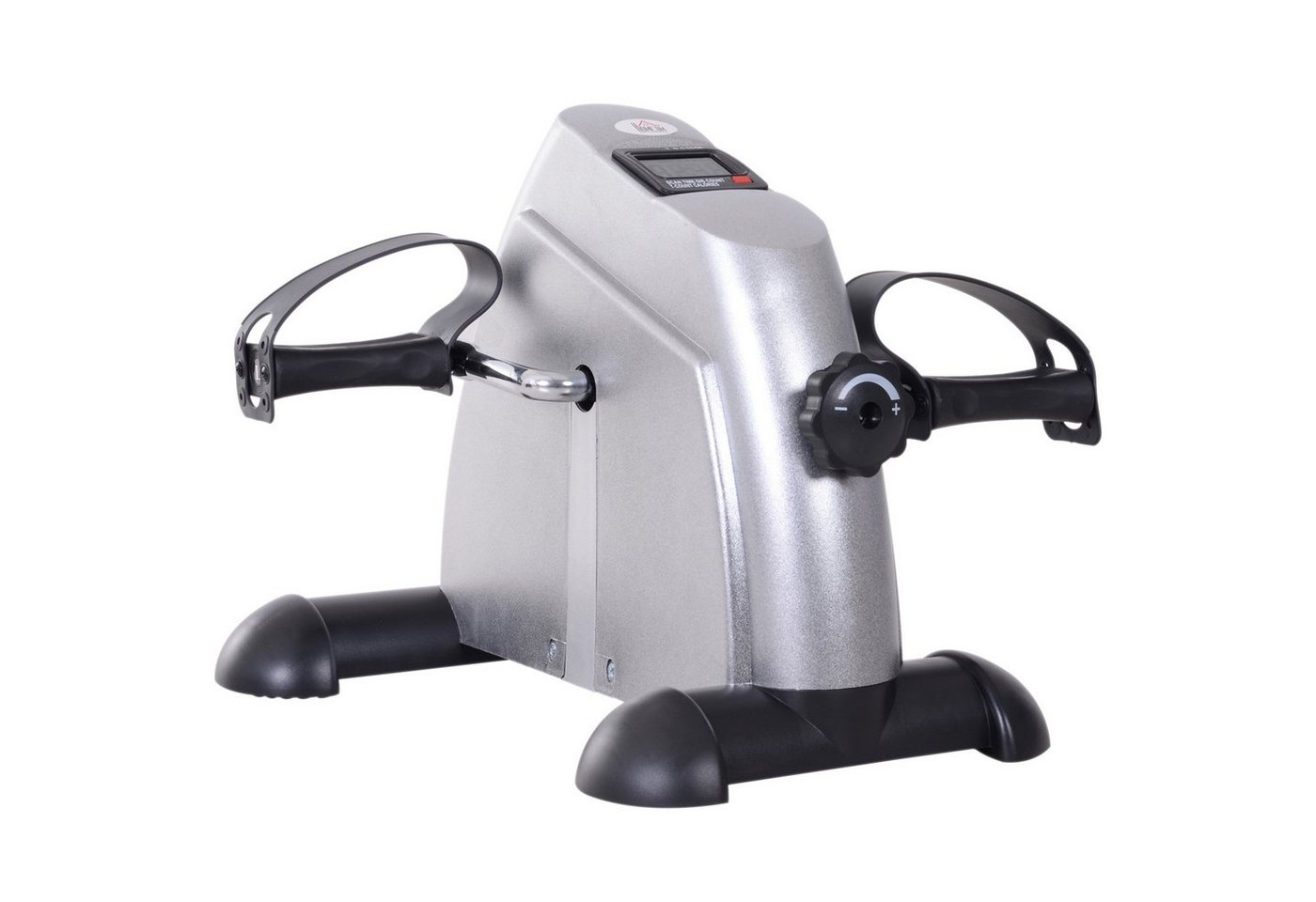 HOMCOM Heimtrainer Mini Bike mit LCD-Display (Trainingsrad, 1-tlg., Pedaltrainer), Silber 35 x 40 x 31 cm Bild 5