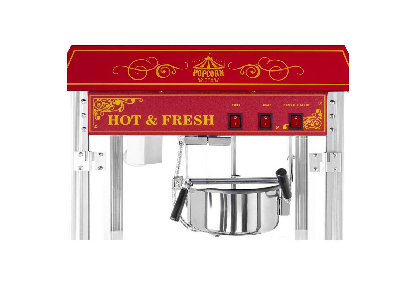 Royal Catering Popcornmaschine 5 kg/h Popcornautomat Popcorn Maschine Popcornmaker Rot 230 V Profi Bild 5