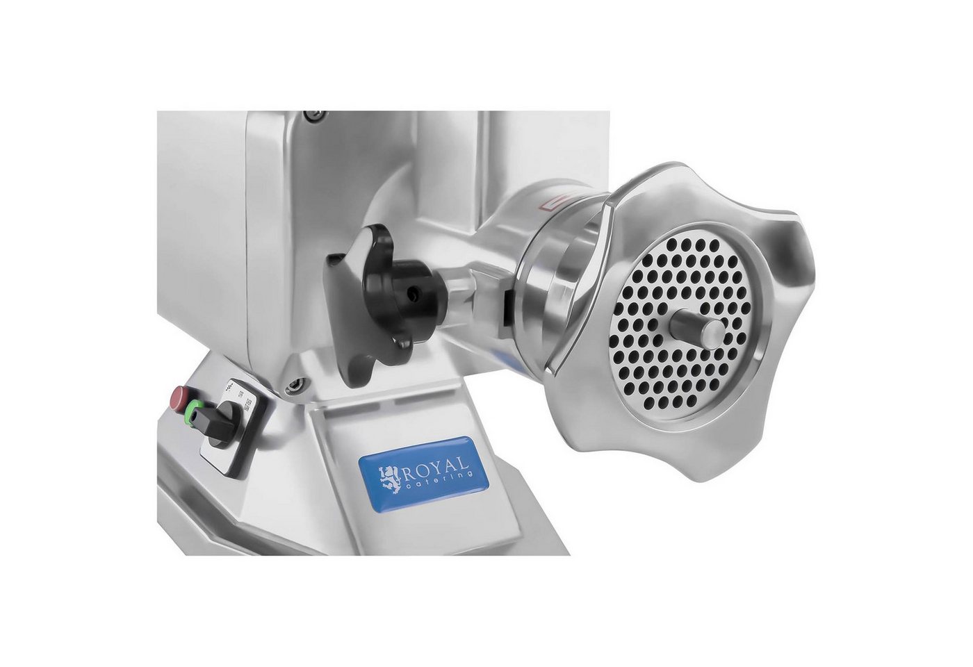 Royal Catering Fleischwolf 220 kg/h Edelstahl Ladenwolf 1100 W Metzgerei Elektrisch Gastro, 1100 W Bild 4