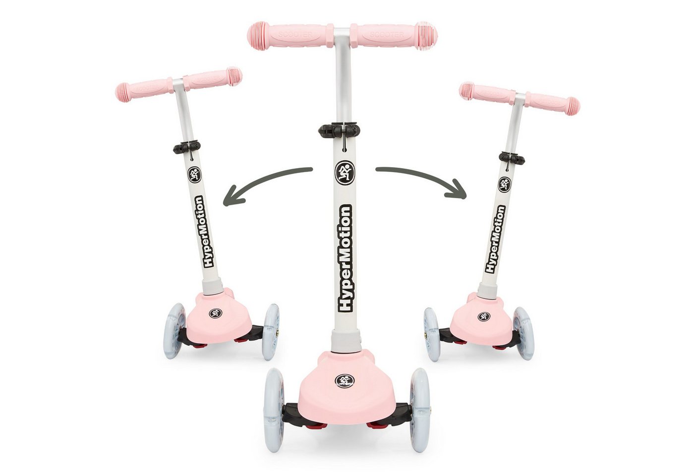 HyperMotion Dreiradscooter Dreirad-Roller für Kinder von 3 bis 8 Jahren TRINGO, 0 km/h