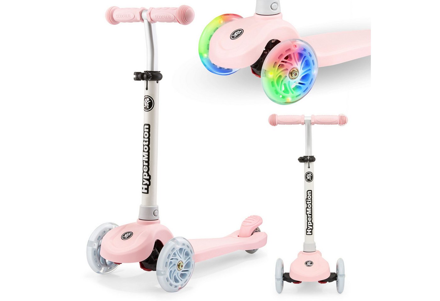 HyperMotion Dreiradscooter Dreirad-Roller für Kinder von 3 bis 8 Jahren TRINGO, 0 km/h Bild 4