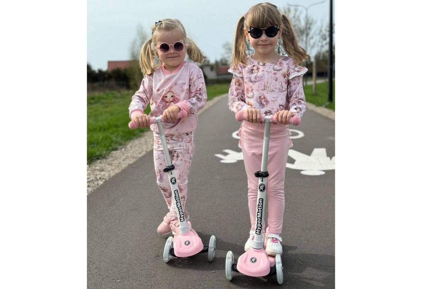 HyperMotion Dreiradscooter Dreirad-Roller für Kinder von 3 bis 8 Jahren TRINGO, 0 km/h Bild 5
