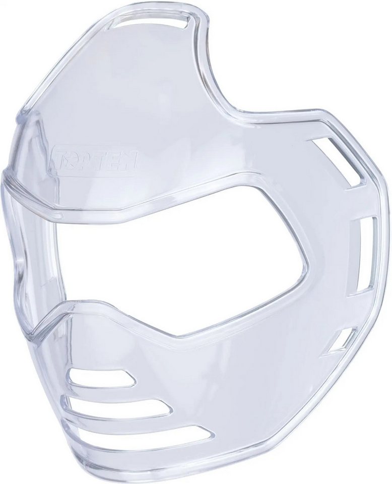 Top Ten Kopfschutz Gesichtsmaske SafeStrike für Kopfschutz Avantgarde Plexi Visier Maske (Stück, WAKO approved), bruchsicheres Polycarbonat, transparent für uneingeschränkte Sicht Bild 3