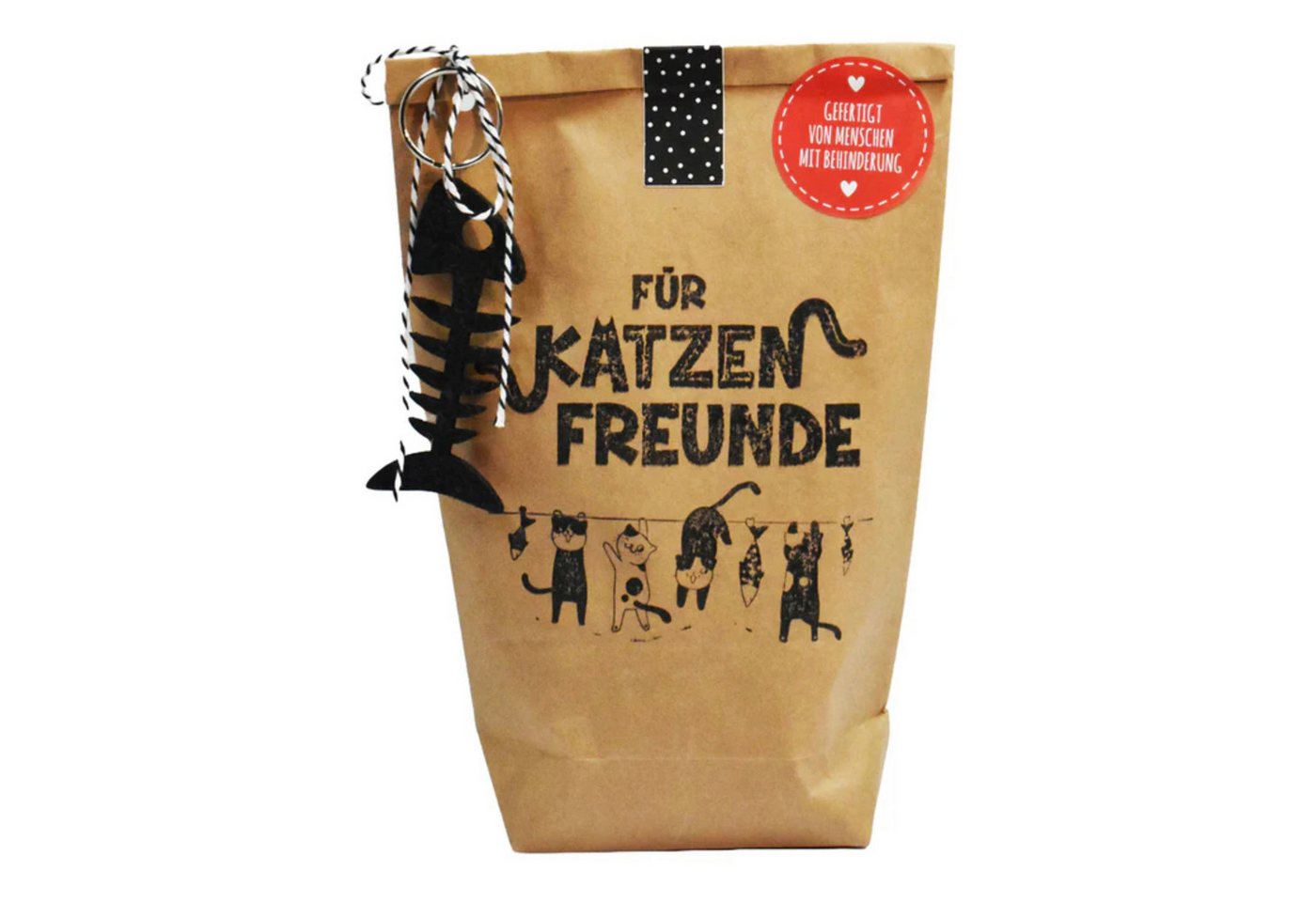 Wunderle Wundertüte Wundertüte Katzen Freunde Wundertüte mit ganz viel Tierliebe, Mitbringsel, Geschenk, Geschenkidee für Katzenliebhaber