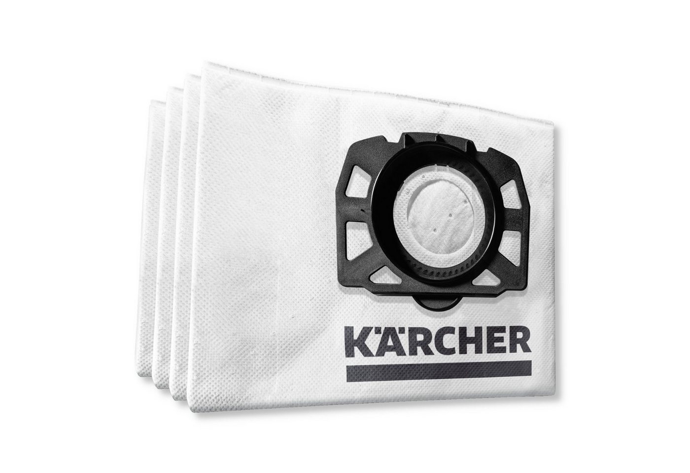 KÄRCHER Staubsaugerbeutel passend für Kärcher WD 2 Plus V-12/6/18/C Home, 4er-Pack Staubbeutel, passend für Kärcher, 4 St., Original Kärcher Staubsaugerbeutel Bild 2