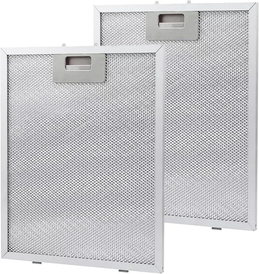 FELIXLEO Aktivkohlefilter 2 Stück Metallfettfilter, Dunstabzugshaube Ersatzfilter 320x260x9mm Bild 5