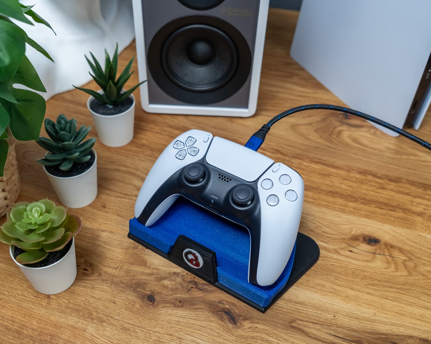 OEHLBACH GAMING New Game Blue USB-Kabel, USB 3.2 Gen 1 Typ-A, USB Typ-C (200 cm), 24kt vergoldete Kontakte Bild 5