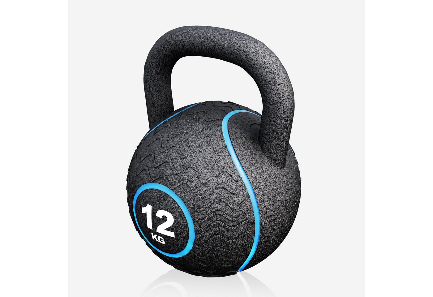 GORILLA SPORTS Kettlebell Kettlebell Gummi 4–20 kg, Bodenschutz, Functional Training
