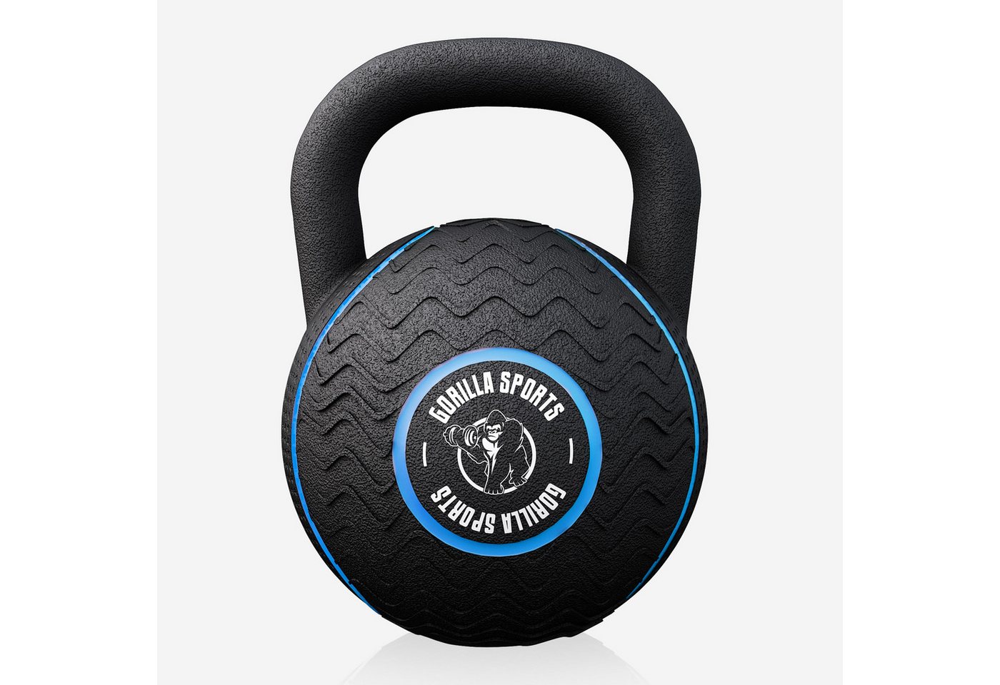 GORILLA SPORTS Kettlebell Kettlebell Gummi 4–20 kg, Bodenschutz, Functional Training Bild 2