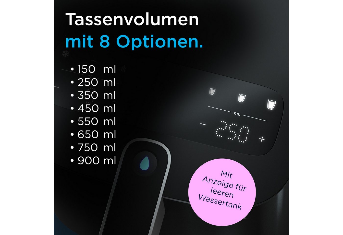 BRITA Heißwasserspender YOURCE Cool Wasserspender für zuhause inkl. UV-C und MAXTRA PRO Filter, 5.3 l, inkl. Wasser-Kühler, Tassen- & Temperatureinstellung Bild 3