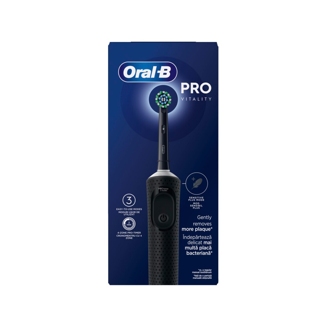 Oral-B Elektrische Zahnbürste Oral-B Vitality Pro Elektrische Zahnbürste Rotierend/Oszilierend Schw