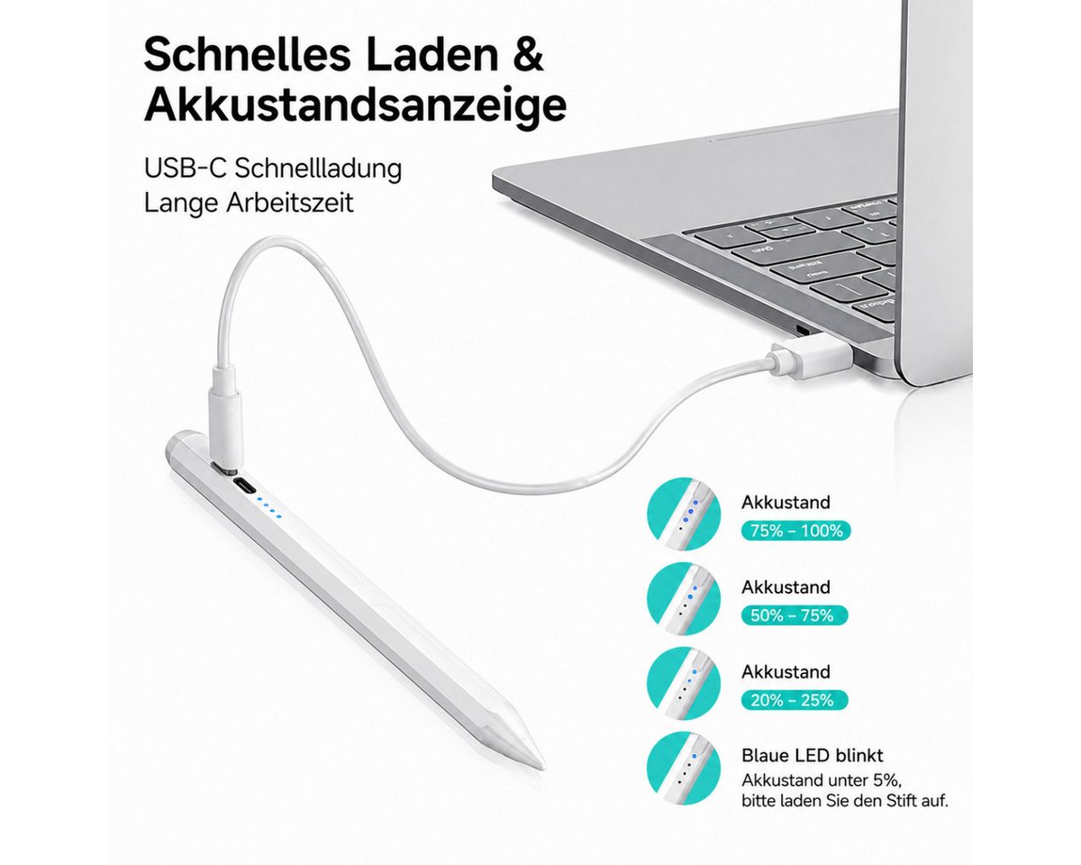 R2 Invest Eingabestift Universal Tablet Stift Touchscreen für Smartphone und Tablet (1-St) Bild 3