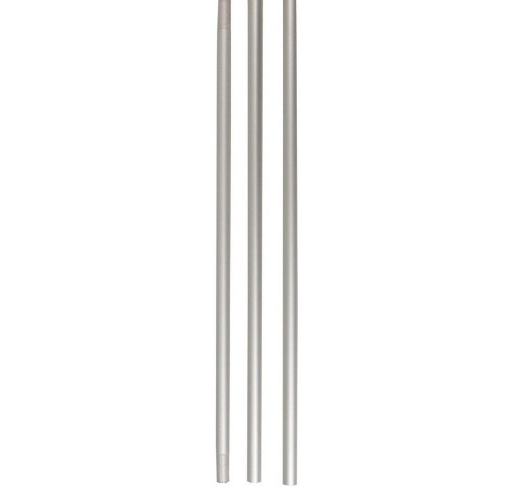 MFH Fahne Fahnenstange, weiß, mit goldfarbenen Adler (3-St), mit goldfarbenen Adler