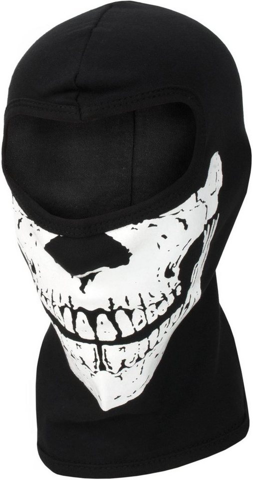 normani Skimütze Sturmhaube 1-Loch aus Baumwolle mit Totenkopfmotiv Gesichtsmaske Motorradmaske Multifunktionstuch Halloweenmaske
