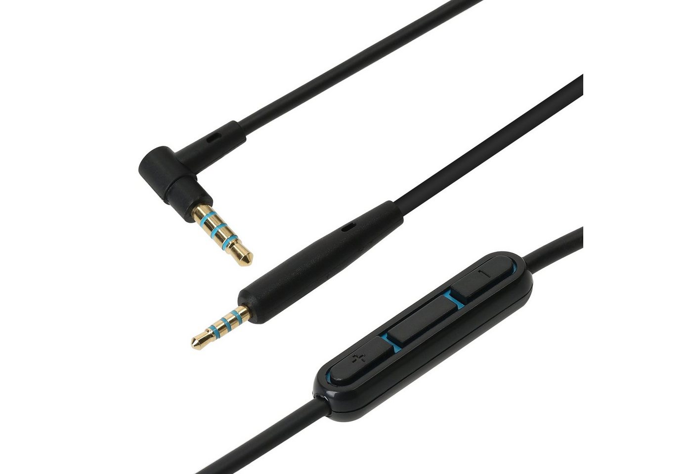 kwmobile Kopfhörerkabel für JBL E30 / E50 / E55BT / E65 BTNC / LIVE 500BT / Audio-Kabel, (19.80 cm), Ersatz Kabel 150 cm Mikrofon Lautstärkeregler - 3.5mm Klinke Bild 2