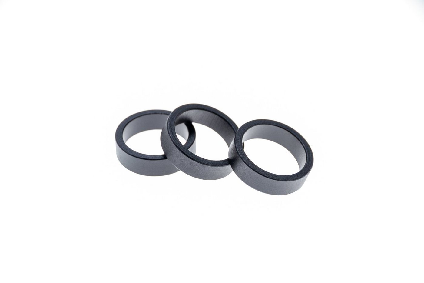 Non-Branded Lenkervorbau 3 Stück 1 1/8 Zoll Alu Spacer Fahrrad Vorbau Distanz Ring 28,6 mm