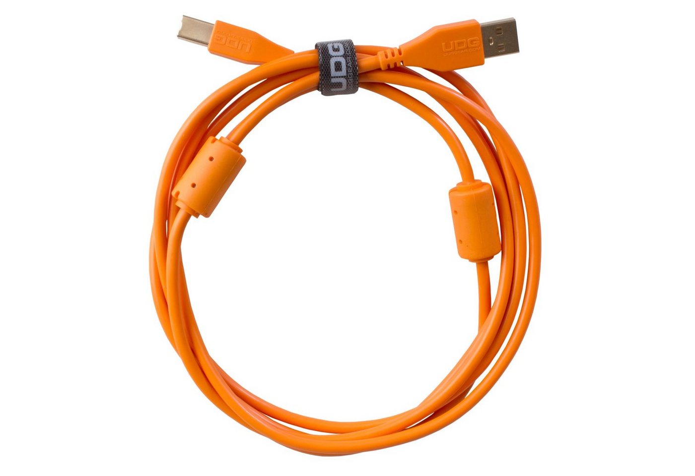 UDG Audio-Kabel, Ultimate Audio Cable USB 2.0 A-B Orange Straight 1m (U95001OR) -