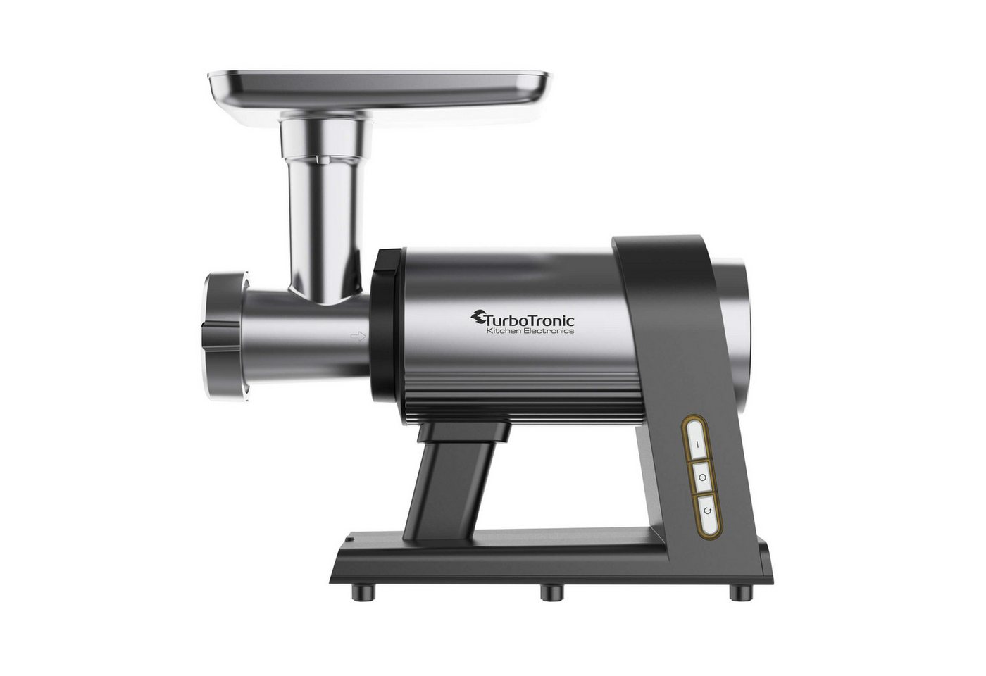 TurboTronic by Z-Line Fleischwolf 2600W mit Spritzgebäckvorsatz Metallgetriebe & Edelstahl Messer Meat, 2600 W, Grinder Mincer Wurstfüller Kebbeh Aufsatz Hackfleisch beste Maschine Bild 4