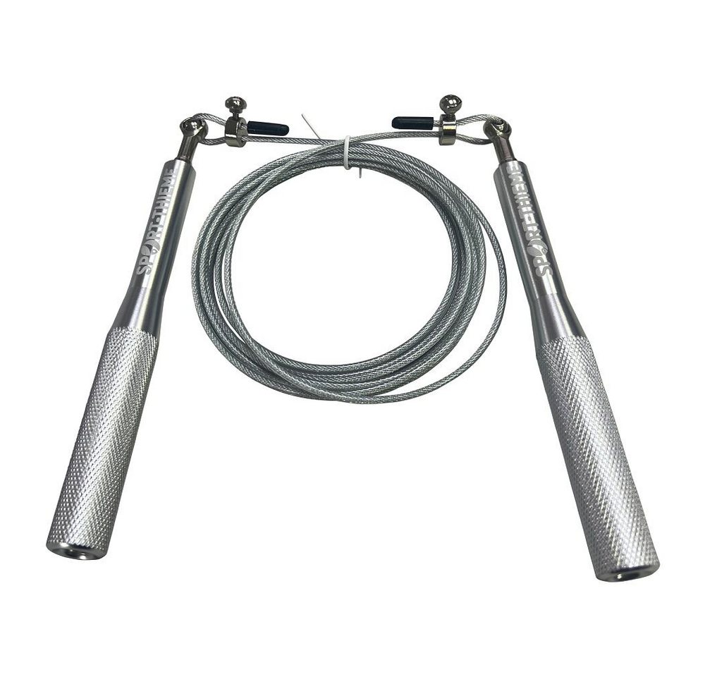 Sport-Thieme Springseil Speed Rope Alu/Stahlkabel 2.0, Widerstandsfähig dank Ummantelung aus Polyurethan (PU)