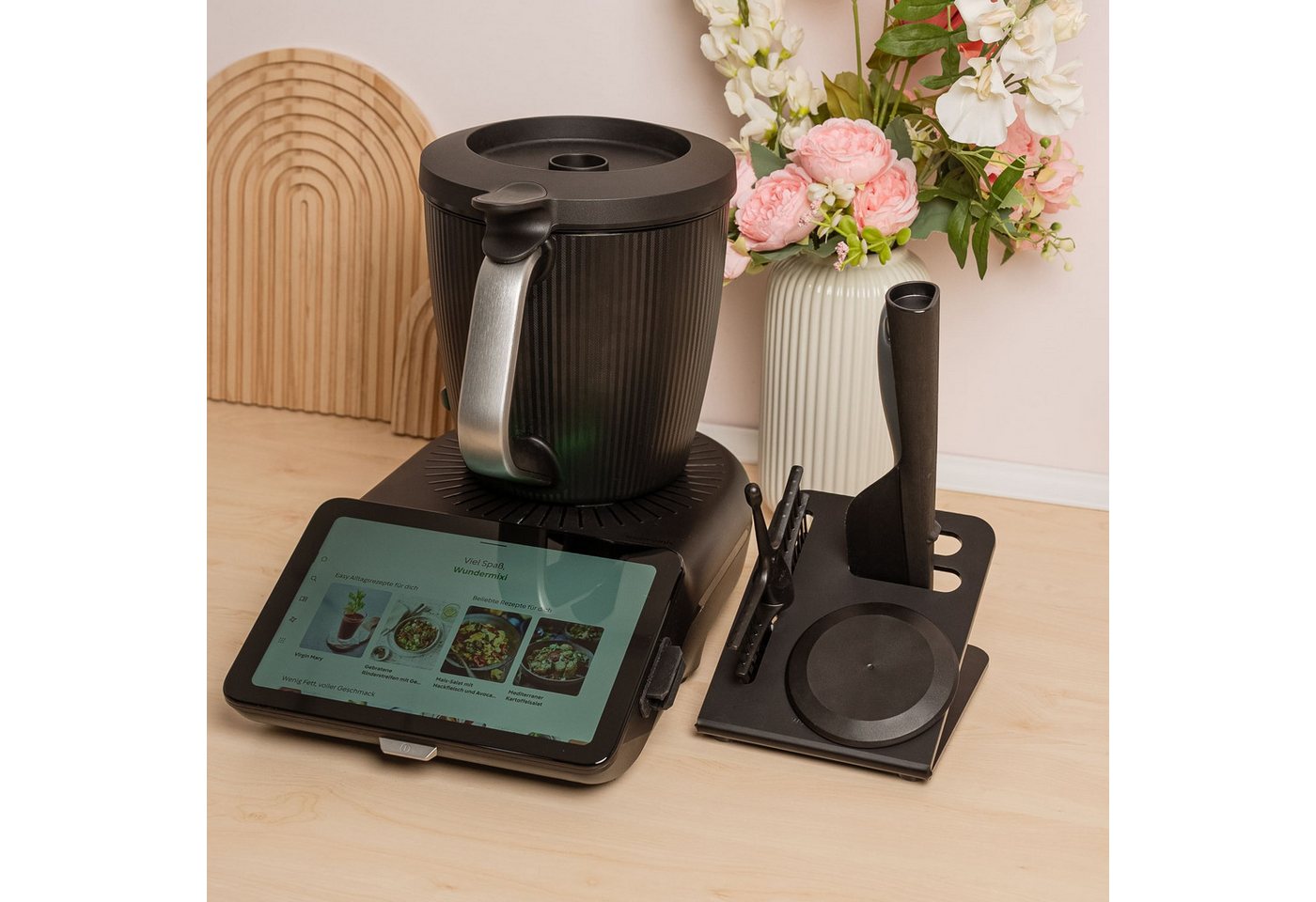 Wundermix Küchenmaschinen Zubehör-Set WunderKeeper®, Utensilienhalter für Thermomix TM7, Zubehör für TM7, aufgeräumten Look, der perfekt zu Deinem TM7 passt Bild 2