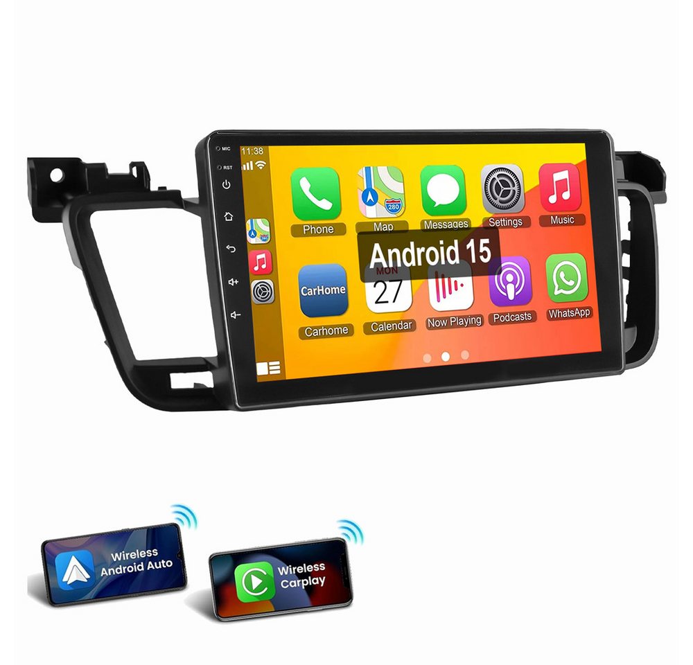 ESSGOO Android 15 Für Peugeot 508 2011-2018 NAVI EQ SWC GPS Autoradio (RDS, Digitalradio (DAB), FM, AM, Carplay Android Auto GPS Navi WIFI BT SWC) Bild 5