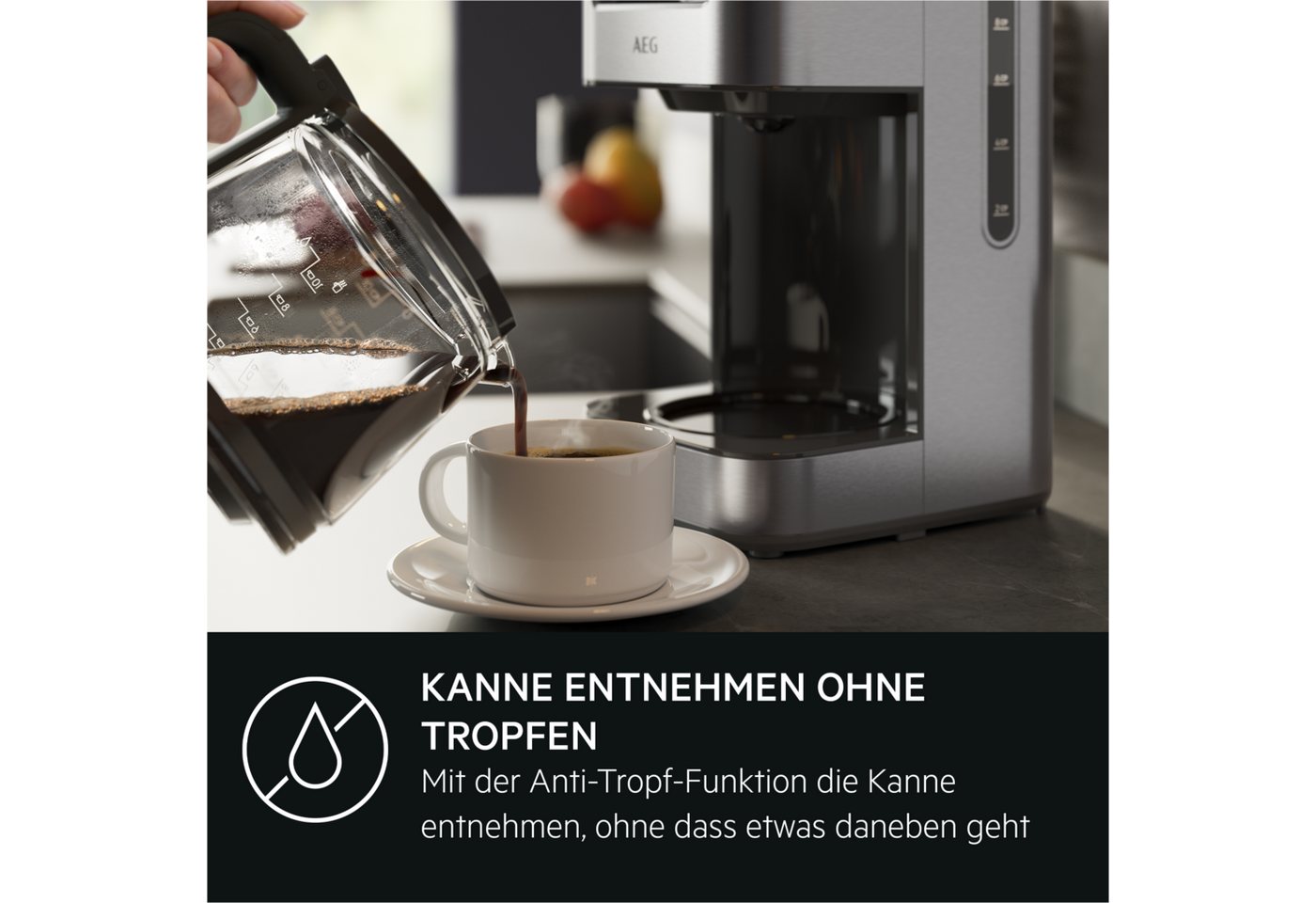 AEG Wasserkocher Wasserkocher K5-1-6AN Deli 5, Staubbeutel Bild 5