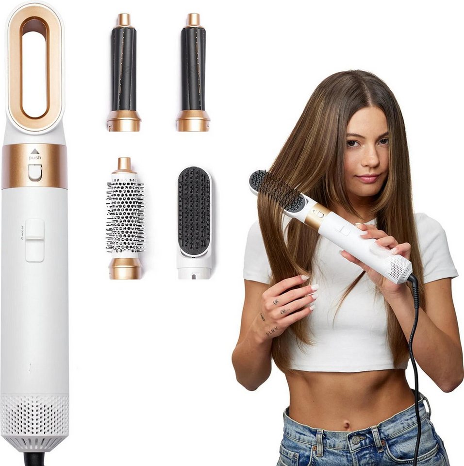 BELLABEAUTY Multihaarstyler Haarstyler, Airstyler, 5 in 1 Haarstyler, Warmluftbürste, Damengeschenk, Weihnachtsgeschenk, Hochwertige Vearbeitung Bild 4