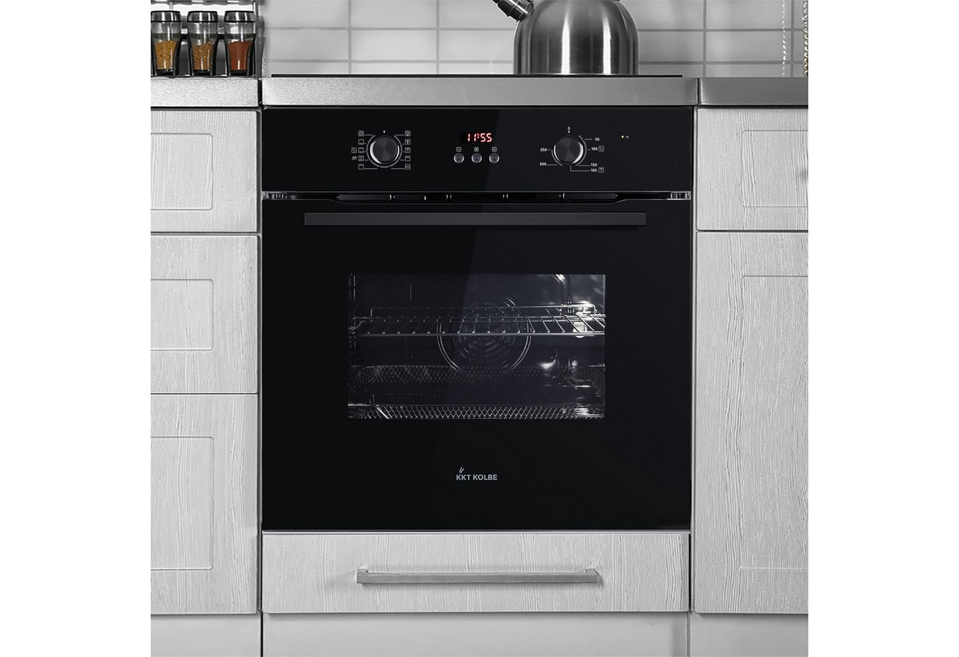 KKT KOLBE Einbaubackofen Backofen Elektroherd BO8010FB, Katalyse, DampfClean, 60cm / Einbauherd / Kochmulde / Heißluft / AirFry / Katalyse