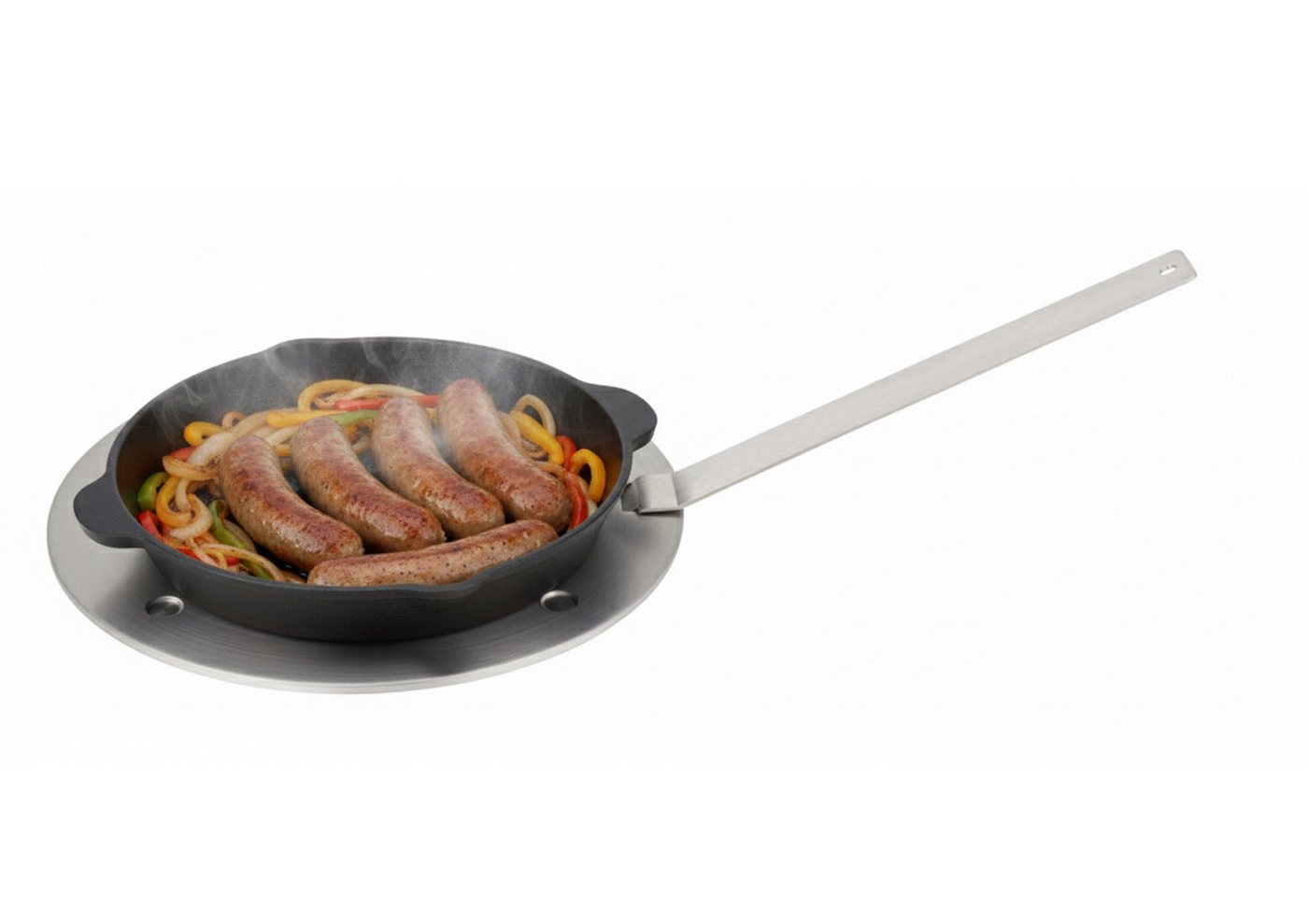 Cheffinger Induktions-Kochfeld, Adapterplatte für Induktionsherd, mit Griff für Töpfe & Pfannen Bild 4