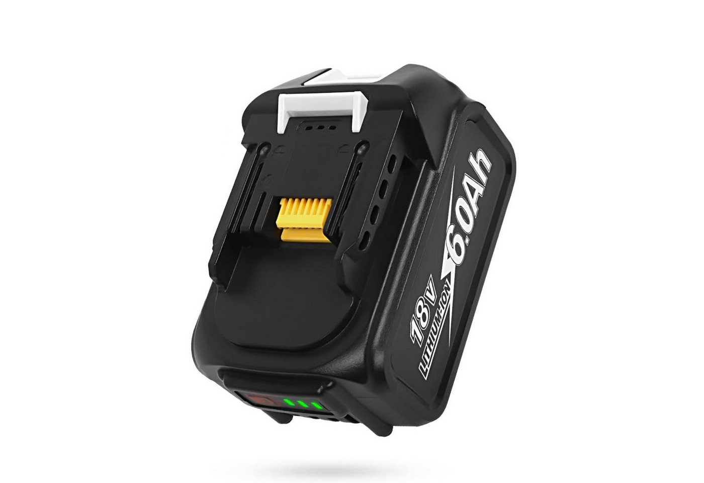 Athlix Ersatz Akku 6,0 Ah für Makita 18-V-Akku, 1er Set, BL1860, BL1850-Serie Akkupacks 6000 mAh (1 St), 6000 mAh, 20 % längere Laufzeit, für Makita Geräte Bild 5