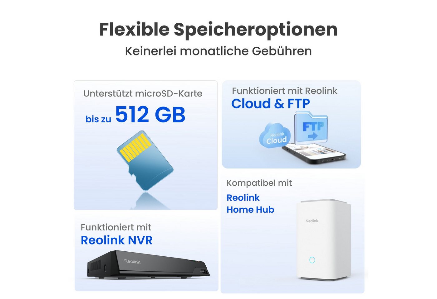 Reolink Überwachungskamera Elite Floodlight WiFi, Überwachungskameras 4K (AuBenbereich, 1-tlg., 180° Ultra-Weitwinkelansicht kabelgebundene) Bild 2