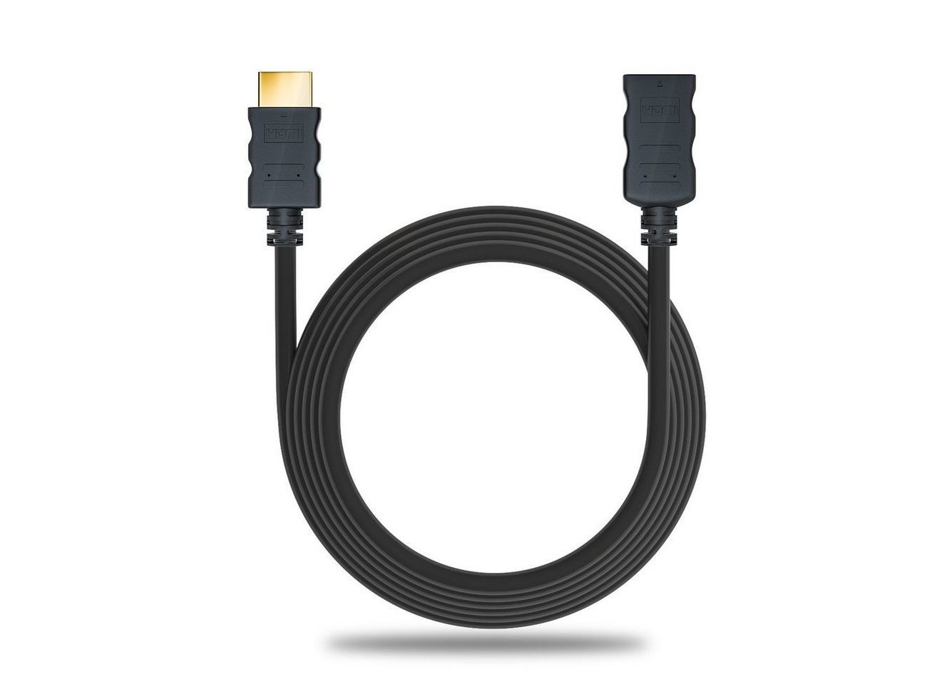 deleyCON deleyCON High Speed HDMI Kabel Verlängerung 5m - Buchse zu Stecker HDMI-Kabel Bild 3