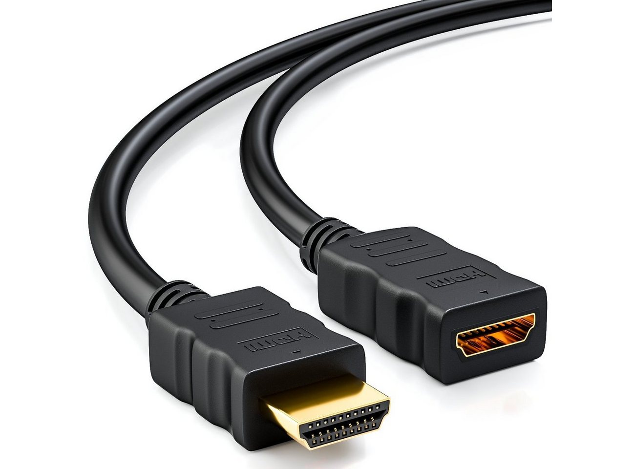 deleyCON deleyCON High Speed HDMI Kabel Verlängerung 5m - Buchse zu Stecker HDMI-Kabel Bild 4
