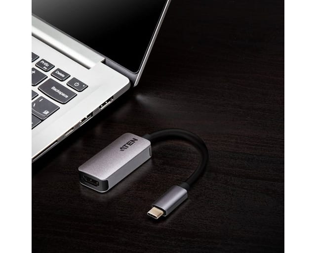 Aten UC3008A1 USB-C auf HDMI Adapter Audio- & Video-Adapter USB Typ C (USB-C) Männlich (Stecker) zu HDMI Typ A Weiblich (Buchse), 30.0 cm