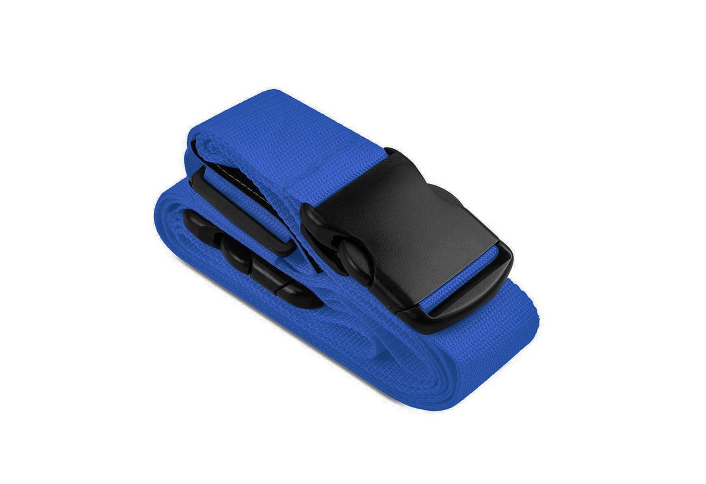 VERCO Koffergurt Gepäckgurt Koffergürtel Kofferband, (1-tlg), Gepäckband Kofferriemen für die Reise in der Farbe Blau Bild 5
