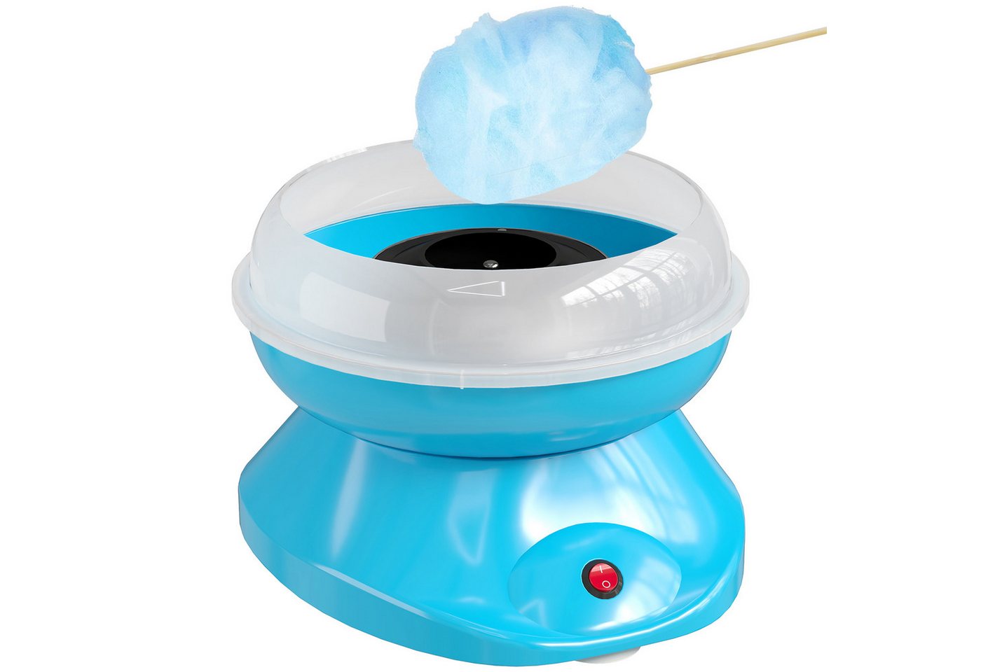 HOMCOM Zuckerwattemaschine Cotton Candy Machine Zuckerwatte Maschine mit Stäbchen und Messlöffel, Kompaktes Design, Antihaftbeschichtung, 550W Bild 3