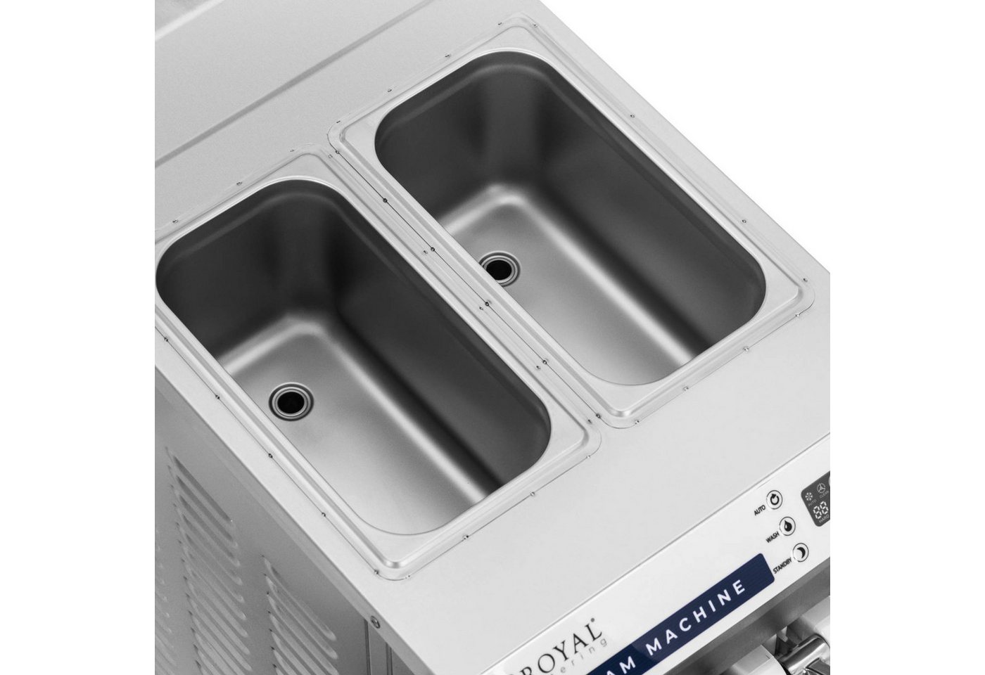 Royal Catering Eismaschine Softeismaschine 16 l/h 1350W LED Sorbet Frozen-Yoghurt-Maschine Gastro, 1350 W Bild 3
