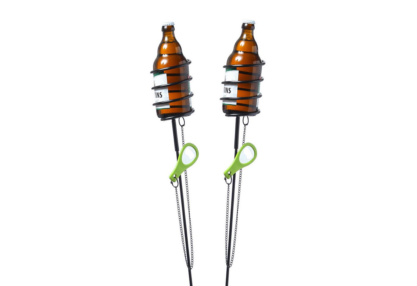 YOUCAMP Bierflaschenhalter Getränkehalter Spiralhalter für Gläser Kerzen Bierflaschenhalter 100cm, (2-St) Bild 4