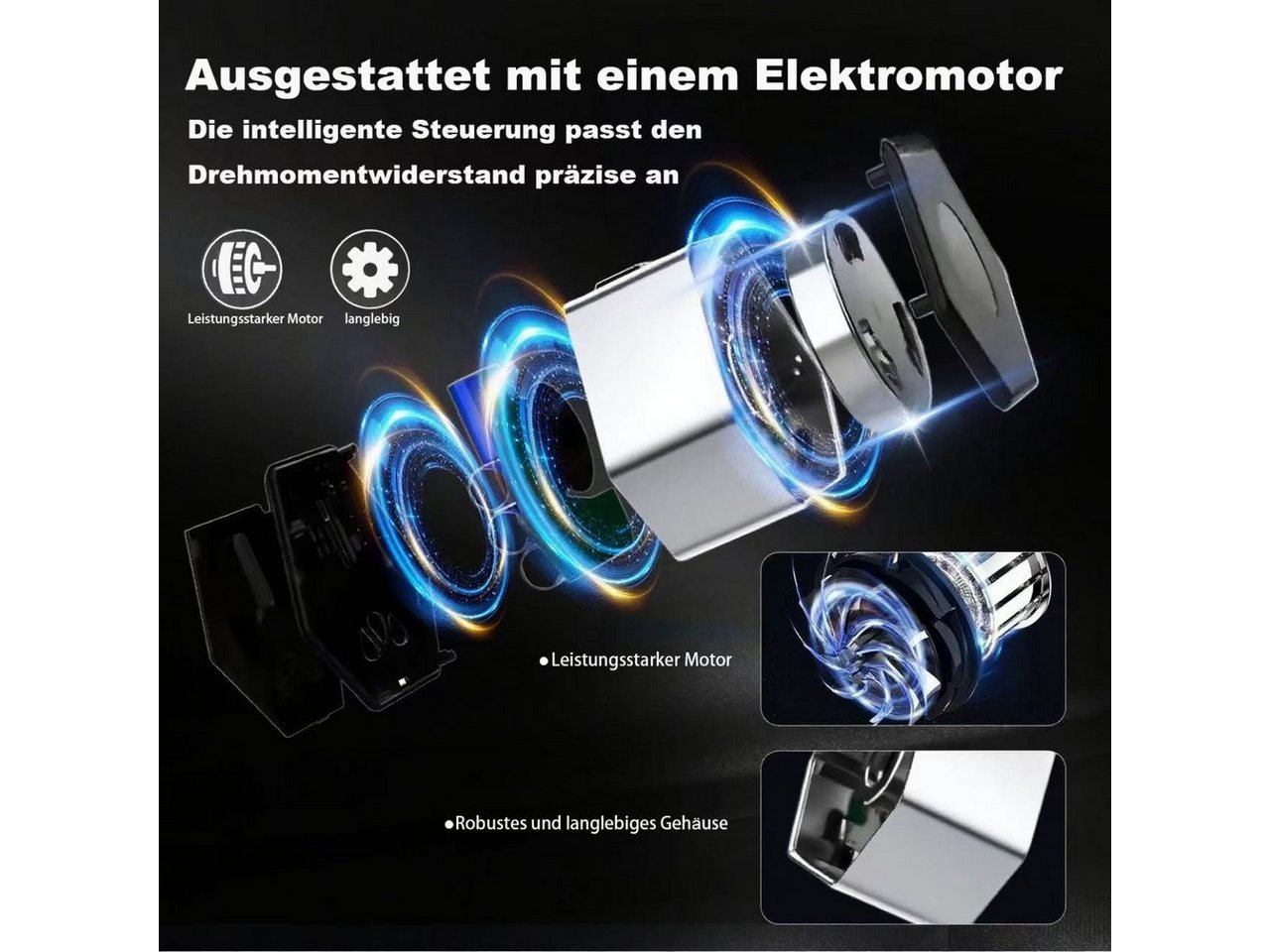 Rayofi Kraftstation Upgrade Mobiler Kabelzug 3–30 kg für Rücken & Ganzkörpertraining, 0 Gewichtsblöcke (1-tlg., Türanker, Fußschlaufe, Pro-Bodenplatte, Handgriff), Lüfterkühlung, Butterfly, Latzug & Bizeps Home Gym mit App Bild 4
