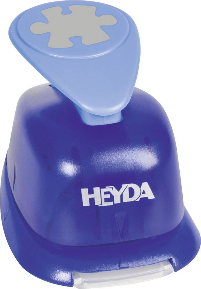 Heyda Motivstanzer Motivstanzer für Karton bis 220g/qm groß Puzzle 25mm