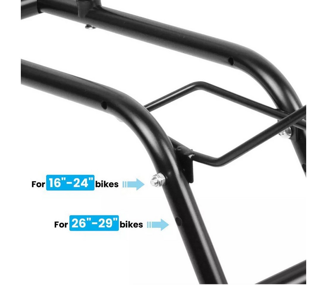 Refined Living Fahrradständer Fahrradständer Boden verstellbar 16-29 Zoll MTB Rennrad Halterung (Fahrradhalter, Fahrradständer Boden, Fahrrad Parkständer, Fahrradhalterung Boden, Fahrradaufbewahrung Garage, Fahrradhalter verstellbar, Fahrradständer ohne bohren, Fahrradhalterung freistehend, Fahrrad Reparaturständer,Fahrrad montageständer, 1-St., Verstellbar,Kompatibel,Stabil,Sicher,Platzsparend,Einfach zu Montieren), für Mountainbikes, Rennräder, Kinderfahrräder u.v.m Bild 3