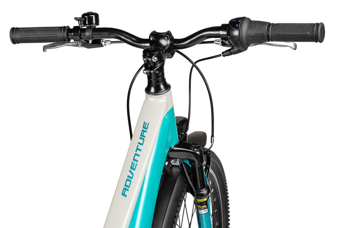 Axess Kinderfahrrad Adventure 7 24 Trapez, 7 Gang Shimano Nexus 7 Rücktritt Schaltwerk, Nabenschaltung Rücktritt, Nebenschaltung Rücktritt blau Bild 5