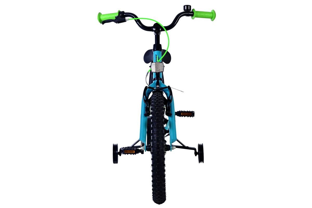 Volare Kinderfahrrad Volare Rocky - Jungen - 18 Zoll - Grün, Geschlossener Kettenschutz, Handbremse und Rücktrittbremse Bild 2