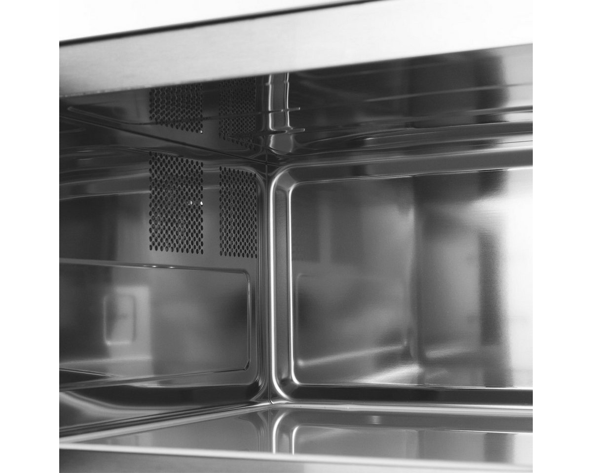GastroHero Mikrowelle Mikrowelle 1000 W Edelstahl Gastro Mikrowellengerät Küche