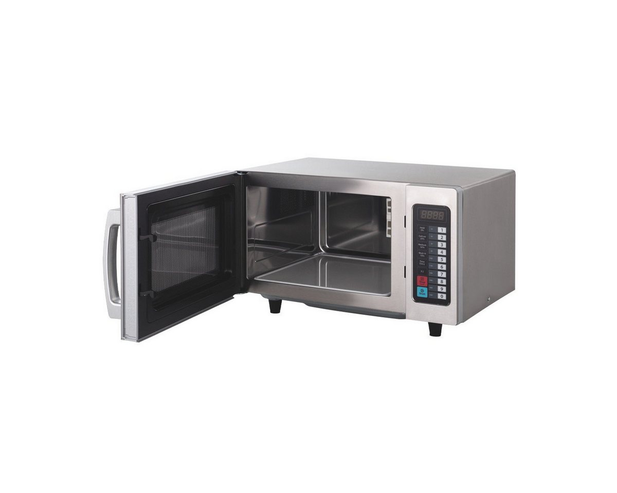 GastroHero Mikrowelle Mikrowelle 1000 W Edelstahl Gastro Mikrowellengerät Küche Bild 4