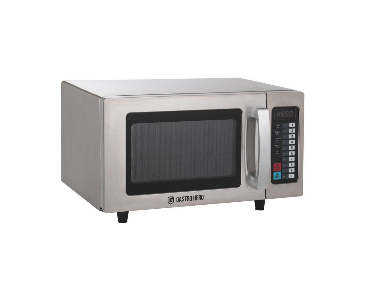 GastroHero Mikrowelle Mikrowelle 1000 W Edelstahl Gastro Mikrowellengerät Küche Bild 5